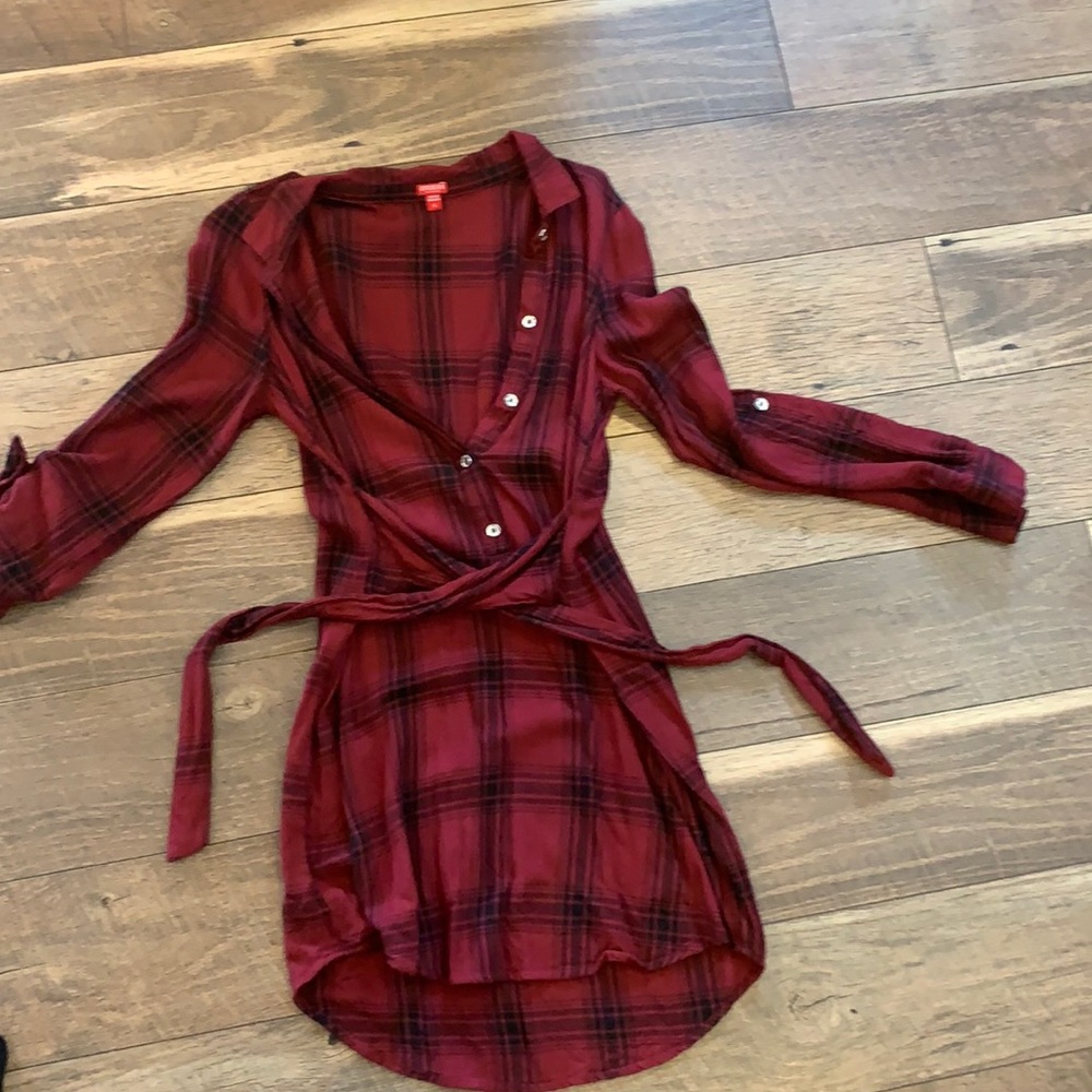 Guess Flannel Dress Size S ✨
